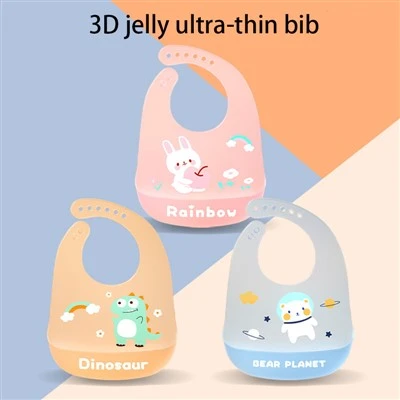 Bavaglini in silicone 3D ultra-sottili